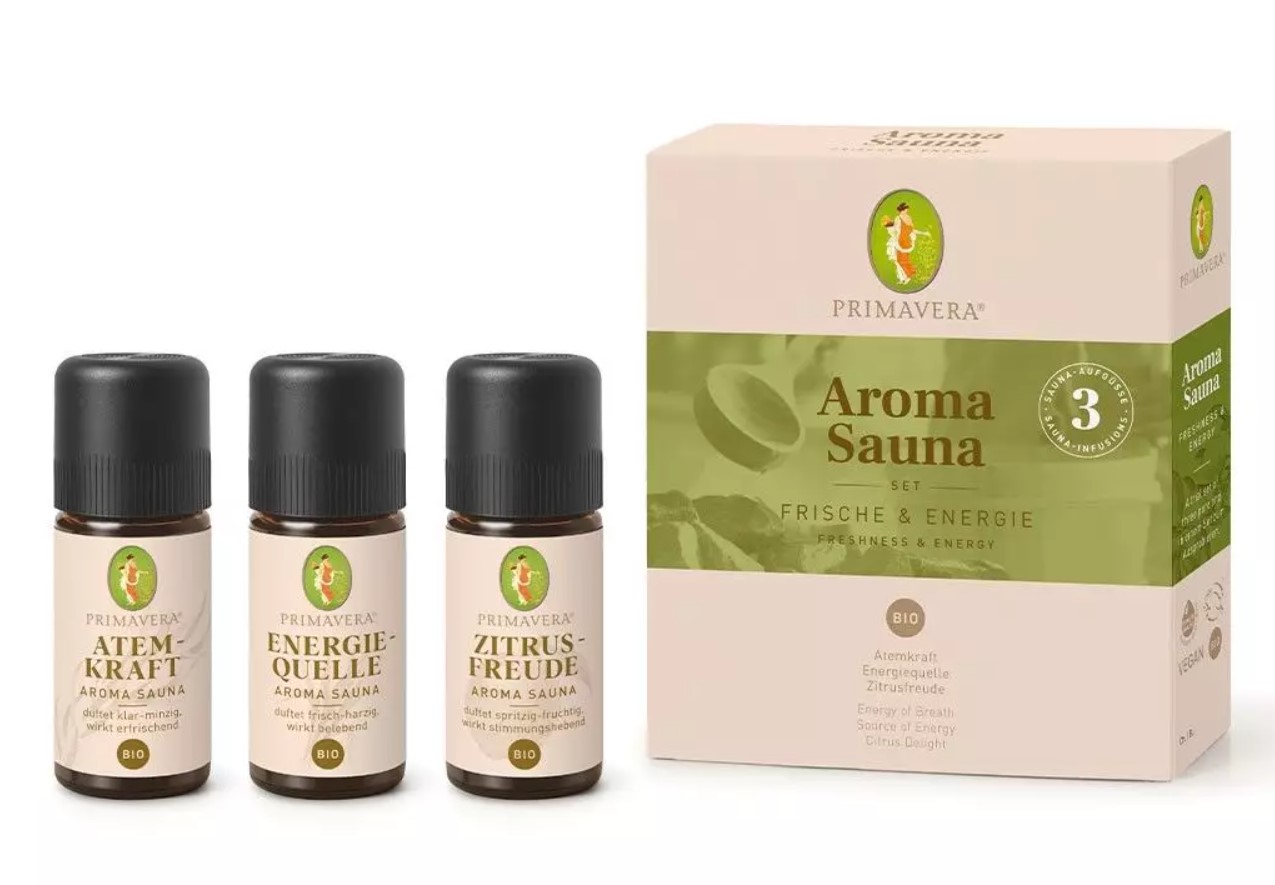 PRIMAVERA SET Aroma Sauna Frische & Energie PRIMAVERA SET Aroma Sauna Frische & Energie